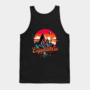 Cappadocia Turkey Vibrant Retro Design Tank Top